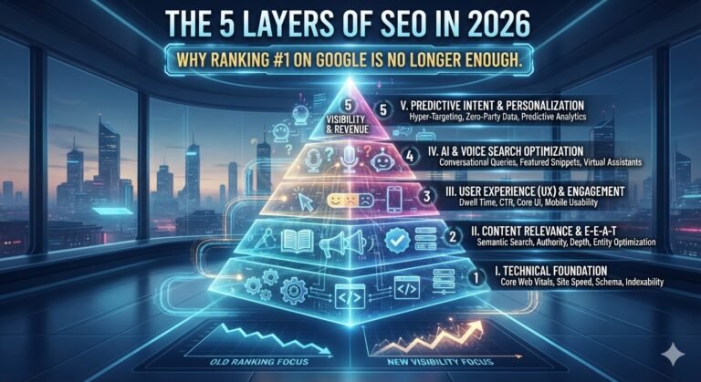The 5 Layers of SEO in 2026: Why Ranking #1 on Google is No Longer Enough